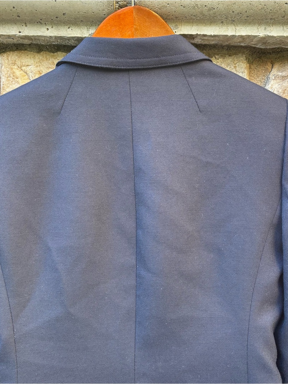 J. Crew Schoolboy Blazer Jacket Dark Navy Women's Size 4 Wool Gold Buttons - Picture 7 of 10
